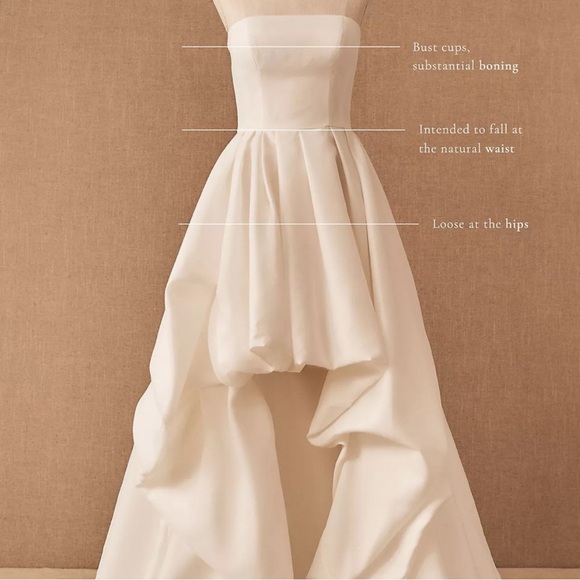 Wtoo Elegant White Strapless Dress - Picture 4 of 5